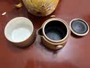 万仟堂户外旅行茶具套装 便携式整套茶具套装高档泡茶带包舍得 焦茶釉 实拍图