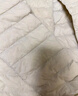 鸭鸭（YAYA）佟丽娅同款轻薄羽绒服女新款冬季短款圆领内胆修身时尚薄外套男 米白色【女款无领】 S 【建议80-90斤】 实拍图