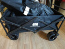 探险者（TAN XIAN ZHE）露营车儿童可躺户外推车野餐车露营装备折叠露营推车营地车买菜车 250L 曜石黑【双刹坦克轮+桌板】 实拍图