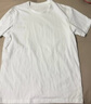 优衣库男装女装快干圆领T恤/短袖482300 00 白色 M 实拍图