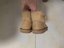 巴拉巴拉童鞋儿童雪地靴男女童短靴2025新冬靴子加厚加绒棉靴防滑 实拍图