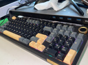 京东京造JZ990Pro三模无线蓝牙有线办公游戏键盘电竞PBT键帽RGB送男友独立数字区续航外设机械键盘鎏金黑 实拍图