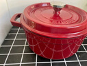 苏泊尔 SUPOR 珐琅锅汤锅24cm铸铁锅炖锅酒红ET24MF01-R  实拍图