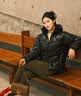 骆驼羽神户外通勤羽绒服冬季新款女款男款外套加厚防风保暖鹅绒面包服 幻影黑 ，男 2XL 女生拍小一码 实拍图