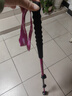 探路者（TOREAD）喀纳登山杖手杖碳素碳纤维可伸缩超轻户外徒步便携爬山棍  树莓粉 实拍图