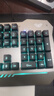 狼蛛（AULA）真机械手感键盘鼠标套装有线背光键盘电竞游戏专用笔记本台式电脑办公键鼠耳机三件套 金属灰【单键盘】冰蓝光 实拍图