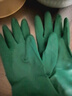 雅高食品级手套防油纯丁腈手套绿色加厚耐用型厨房清洁防滑劳保化工用 实拍图