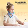 猫太子防低头坐姿矫正器儿童颈椎护颈托医用学生脖子抬高器前倾纠正器写作业防近视视力保护器支架神器蓝 实拍图
