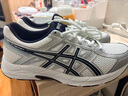 亚瑟士ASICS男鞋透气跑鞋运动鞋缓震舒适跑步鞋 GEL-CONTEND 4 灰色/蓝色 42.5 实拍图