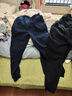 马克华菲童装男童裤子2025秋冬新款儿童休闲运动卫裤男孩女童运动裤加绒 m哥特K藏青 160 实拍图