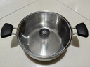 苏泊尔SUPOR 小红圈304不锈钢汤锅奶锅22cm煮面锅复底通用ST22H1 实拍图