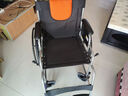 鱼跃 (yuwell)手动轮椅车H062折叠老人轻便免充气铝合金旅行手推代步 实拍图