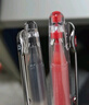 百乐（PILOT）P500金标中性笔0.5签字笔商务直液式走珠笔学生考试刷题水笔高颜值文具套装4黑1红 5支 实拍图