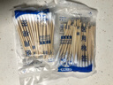 【京东物流】医用棉签一次性单头木棒棉花签卫生消毒清洁级脱脂棉 2包【100支】 实拍图