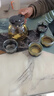 【京东物流】茶壶套装整套茶具大容量玻璃茶杯带滤网耐高温泡茶具 1000ML一壶+四杯套装【无茶盘】 实拍图