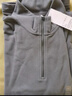 优衣库男装柔滑弹力摇粒绒半拉链套头衫/长袖25秋冬新款481184 54 绿色 L /175/100A 实拍图