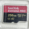闪迪（SanDisk）256GB TF(MicroSD)内存卡 4K极速金卡A2 V30 U3行车记录仪 运动相机无人机 监控存储卡 读190MB/s 实拍图