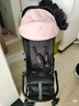 爱贝丽遛娃神器mini婴儿推车可坐可躺口袋推车折叠伞车旅行便携手推车 小不点6S 格格blue (轻便旅行车） 实拍图
