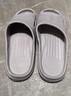 【踩屎感居家拖鞋】浴室男女拖鞋轻便防滑居家凉拖鞋鞋子男 灰色 40-41 实拍图