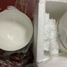 瓷秀源唐山骨瓷碗家用套装米饭碗面碗防烫吃饭餐具陶瓷饭碗 4.5英寸奥碗10个装 实拍图
