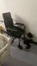 鱼跃(yuwell)手动轮椅车H059B老人半躺护理型带坐便椅餐板钢管可折叠 实拍图