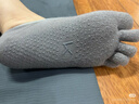 Keep瑜伽袜防滑分指女五指袜夏季室内专用地板运动舞蹈袜 基础款灰色 实拍图