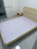全友家居 双人大床家用高脚床板式床现代简约原木风主卧室床1.5x2米 实拍图