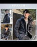 波司登（BOSIDENG）冬季羽绒冬季羽绒服90绒鹅绒男士加厚连帽时尚外套商场热卖同款 黑色8056-充绒量+9%左右-700+高蓬鹅绒 M 175/96A 体重约130-140斤 实拍图