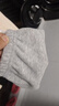 唐狮（TonLion）2024女束脚显瘦休闲侧拼卫裤WP 加绒款/中麻灰 XL  实拍图