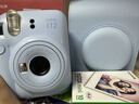 富士（FUJIFILM）instax  mini12 一次成像 立拍立得相机 mini12 绣球蓝 套餐七（官方标配+相机包+相册+白边相纸10张） 实拍图