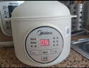 美的（Midea）电炖锅1-2人电炖盅隔水炖锅家用燕窝炖盅陶瓷炖汤盅电炖锅婴儿辅食小炖锅煲汤电炖锅电砂锅煲汤锅 1L 【1L=3碗 防烫把手】DZE1066 实拍图