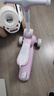 贝趣儿童滑板车1-3-6-12岁宝宝可坐滑滑车幼儿男孩女孩小孩踏板车 粉【悍马轮+灯光音乐+一键折叠】 防侧翻2岁儿童车六一儿童节礼物 实拍图