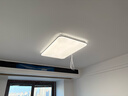雷士（NVC）全光谱护眼吸顶灯卧室智能简约现代LED照明方灯白雪Y 实拍图