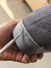 回力纯色全包棉鞋情侣室内外防滑保暖棉拖鞋HLX0233灰色42-43码 实拍图