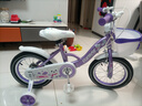 永久（FOREVER）儿童自行车4-8岁男女款宝宝童车小孩款脚踏车辅助轮14寸紫色 实拍图