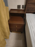灏森梦床头柜卧室小型床头桌现代简约床边柜窄款置物时尚收纳架柜子 【加高款】胡桃色40CM 实拍图