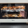 美的（Midea）家用多功能烘焙专用电烤箱32L 3D热风循环 搪瓷内胆 双层门保护电烤箱T3-L324D三代 实拍图