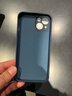品胜 适用苹果13手机壳iphone13柔性液态保护套全包防摔13超薄软壳直边手机壳 蓝色 实拍图