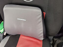 汽车头枕护颈枕车用靠枕座椅腰靠套装车内脖枕记忆棉护腰车载枕头 【双拼灰】回弹乳胶 舒享头枕+腰靠 实拍图