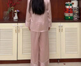 丝界真丝睡衣女100%桑蚕丝简约纯色凉感情侣休闲家居服丝绸套装礼物 实拍图