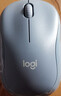 罗技（Logitech）M221 轻音鼠标 无线鼠标 办公鼠标 对称鼠标 带无线微型接收器 米白色 实拍图