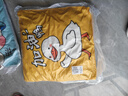 卡通枕头沙发抱枕客厅床头靠枕方枕芯办公室椅子背靠汽车靠垫抱枕 加油鸭 35x35cm一只装 实拍图