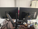 NBH180显示器支架 双屏显示器支架 显示器支架一拖二 电脑屏幕支架倒挂机械臂 可扩屏上下叠屏支架臂 实拍图