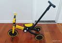 uonibaby品牌授权儿童三轮车脚踏车1-3-6岁宝宝儿童车遛娃神器平衡车手推 25款巴洛克黄+推杆-适高68-128cm 升级版 实拍图