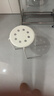 宜家（IKEA）MARIUS玛留斯可叠放塑料凳子加厚家用简易侘寂风餐椅圆凳 白色45cm 实拍图