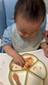 COOKSS婴儿蛋花辅食碗新生儿喂水喂奶训练吃饭硅胶吸盘碗宝宝餐盘 实拍图