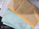 简丫抹布超细纤维30*30cm*10片洗碗不易粘油擦玻璃吸水无痕不易掉毛 实拍图