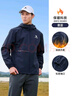 骆驼（CAMEL）薄绒风衣男户外防泼水防风夹克外套 J13CZ0L7070A 墨蓝 XL 实拍图