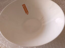 錦鳯 纯白骨瓷碗米饭碗汤碗景德镇餐具家用陶瓷大面碗汤锅高脚碗1个装 8英寸斗笠碗 实拍图