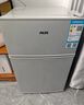 奥克斯（AUX）家用双门迷你小型冰箱 冷藏冷冻保鲜小冰箱 宿舍租房节能电冰箱 【国家补贴】BCD-38K122 升级款 银色 实拍图